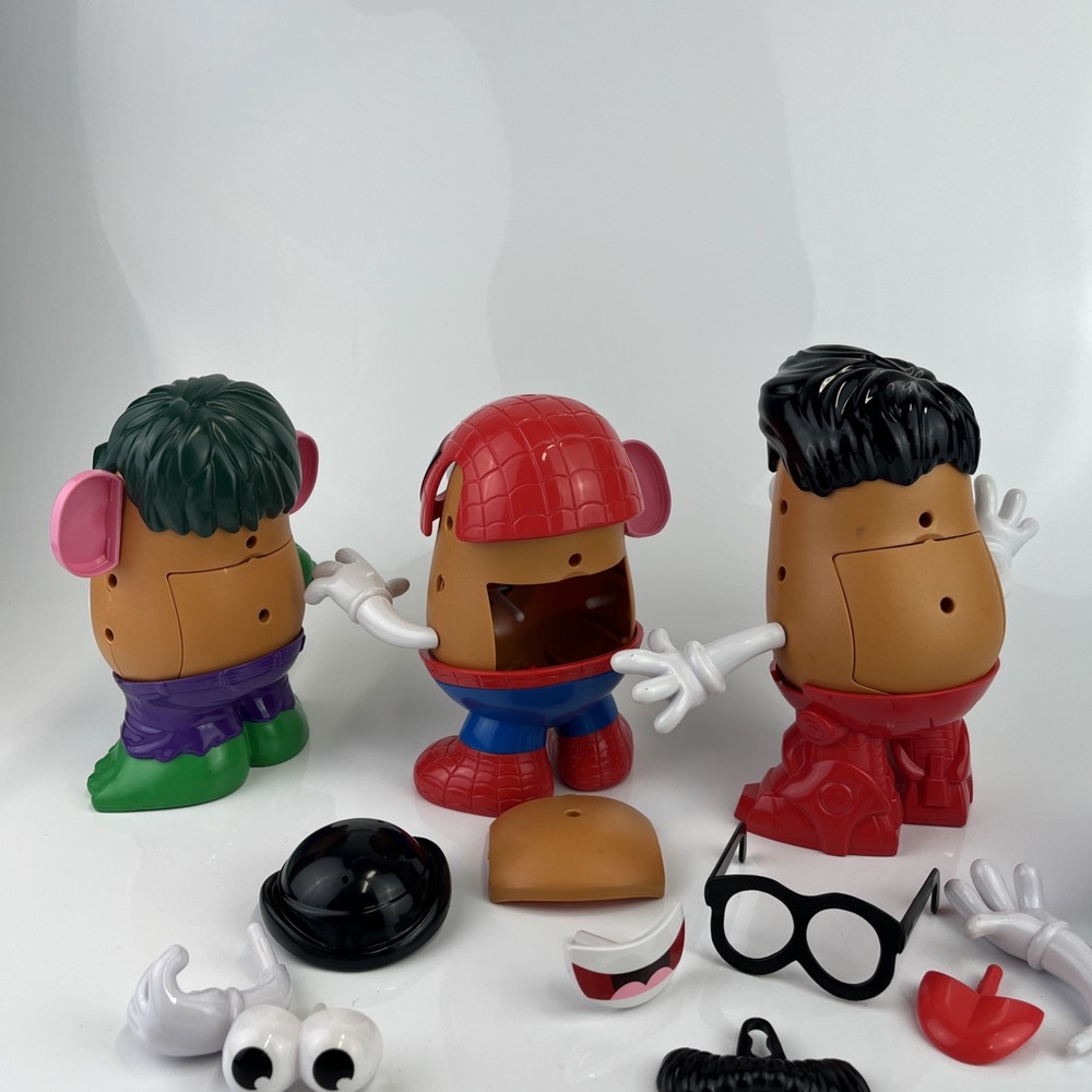 Kohl's Exclusive Marvel Mr. Potato Head 3 Figures Iron! (Missing Pieces) - Picture 5 of 6